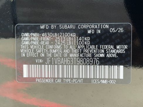 New 2026 Subaru WRX Premium AWD/4WD image 30