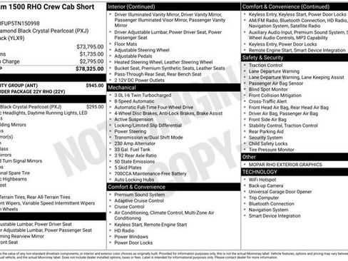 Used 2026 RAM 1500 RHO w/ Bed Utility Group AWD/4WD image 39