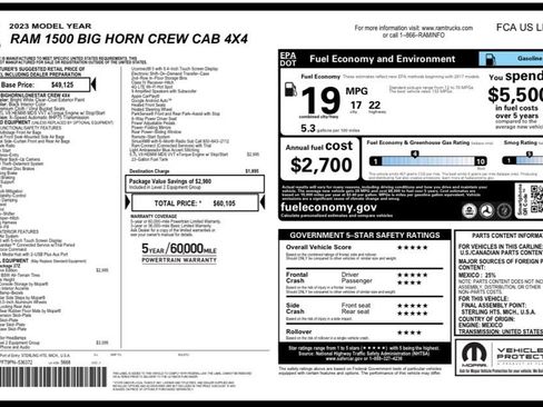 Used 2023 RAM 1500 Big Horn AWD/4WD image 28