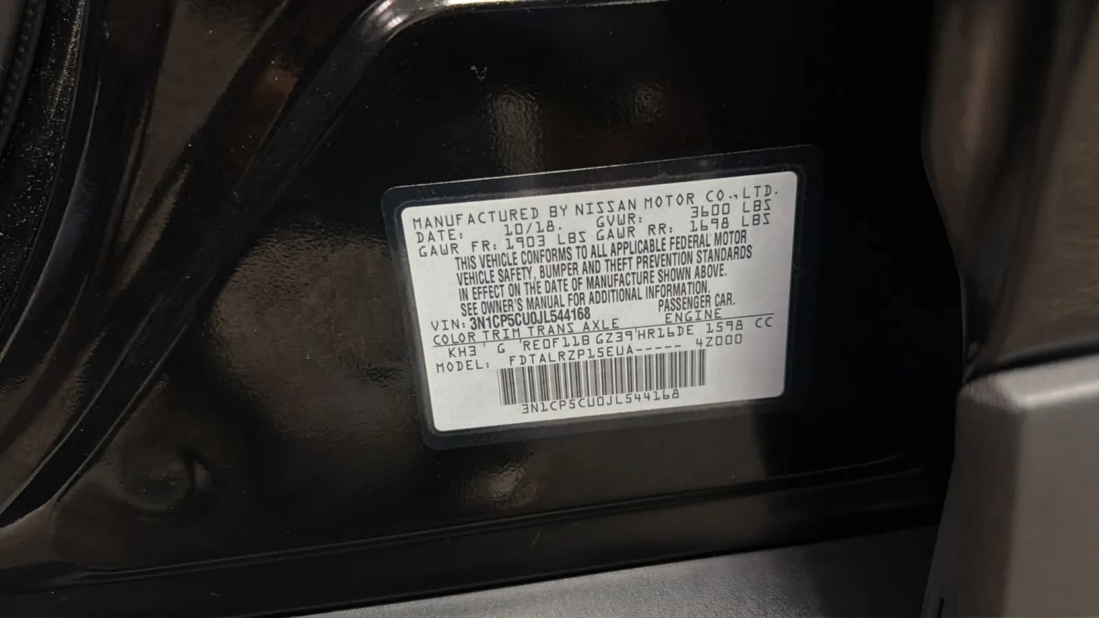 Used 2018 Nissan Kicks S FWD image 30