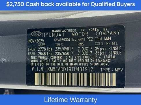 New 2026 Hyundai Tucson Blue SE w/ Tow & Go Package AWD/4WD image 33