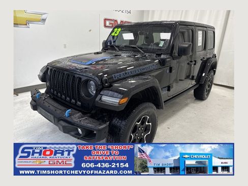 Used 2023 Jeep Wrangler Unlimited Rubicon 4xe w/ Steel Bumper Group image 1