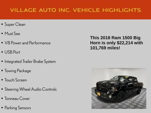 Used 2018 RAM 1500 Big Horn AWD/4WD image 7