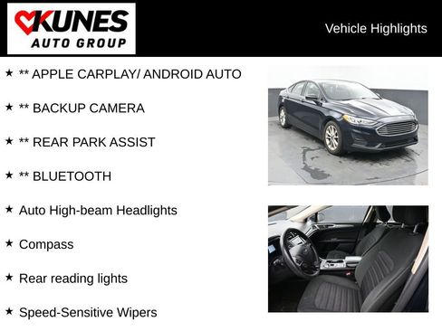Used 2020 Ford Fusion SE FWD image 2