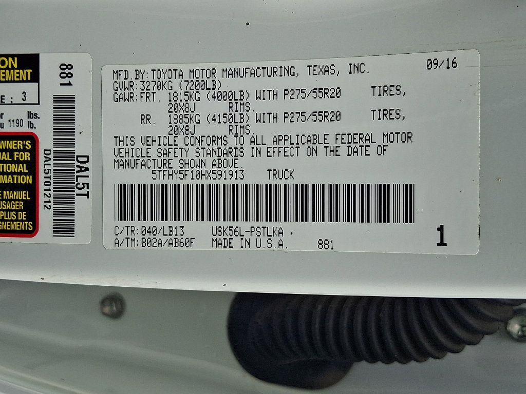 Used 2017 Toyota Tundra Limited AWD/4WD image 27