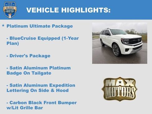 New 2025 Ford Expedition Platinum w/ Platinum Ultimate Package AWD/4WD image 6