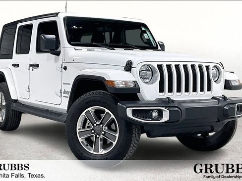 Used 2022 Jeep Wrangler Unlimited Sahara w/ Cold Weather Group image 1