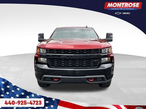 Used 2021 Chevrolet Silverado 1500 Custom Trail Boss w/ LPO, Dark Essentials Package AWD/4WD image 8