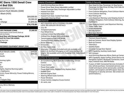 Used 2023 GMC Sierra 1500 Denali w/ Technology Package AWD/4WD image 7