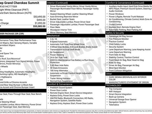 Used 2017 Jeep Grand Cherokee Summit image 2