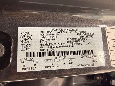 Used 2025 Ford F150 XLT w/ Equipment Group 301A Standard AWD/4WD image 52