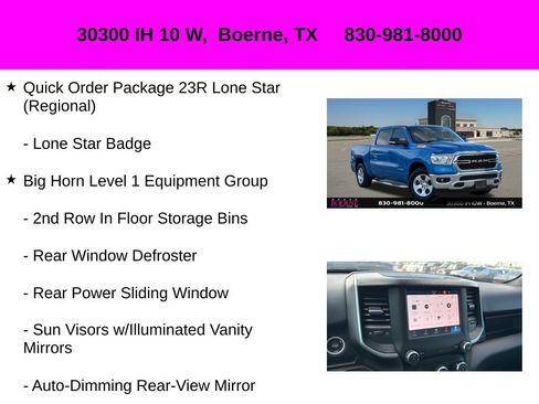 Used 2022 RAM 1500 Lone Star RWD image 10
