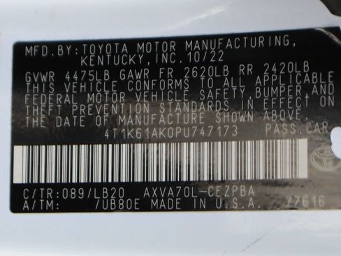 Used 2023 Toyota Camry XSE FWD image 43