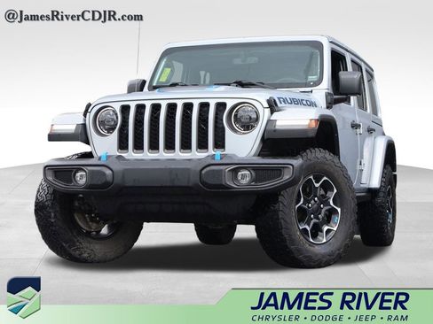 Used 2023 Jeep Wrangler Unlimited Rubicon 4xe w/ Cold Weather Group AWD/4WD image 1