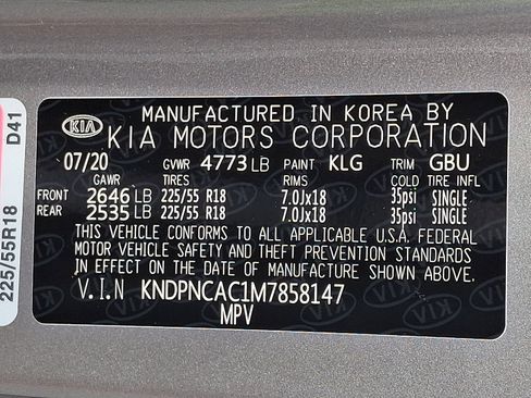Used 2021 Kia Sportage EX w/ EX Technology Package AWD/4WD image 30