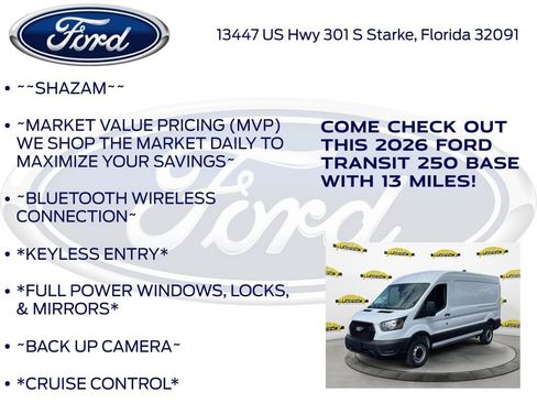 New 2026 Ford Transit 250 148 Medium Roof RWD image 5