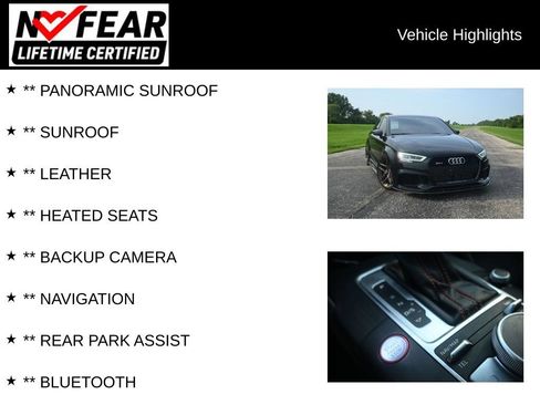 Used 2018 Audi RS 3 w/ Technology Package AWD/4WD image 2