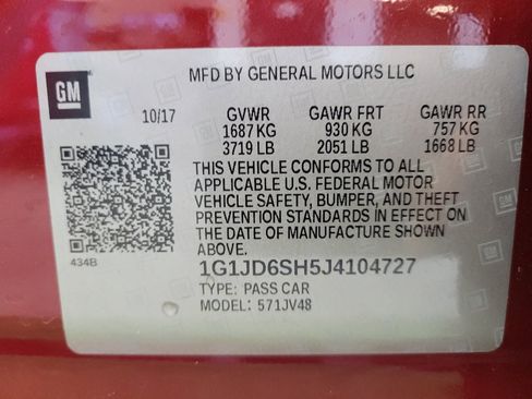 Used 2018 Chevrolet Sonic LT w/ Convenience Package image 33