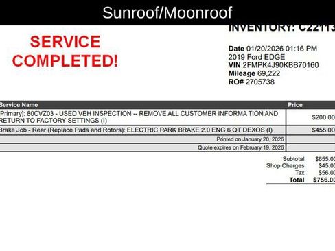 Used 2019 Ford Edge SEL w/ Equipment Group 201A image 5