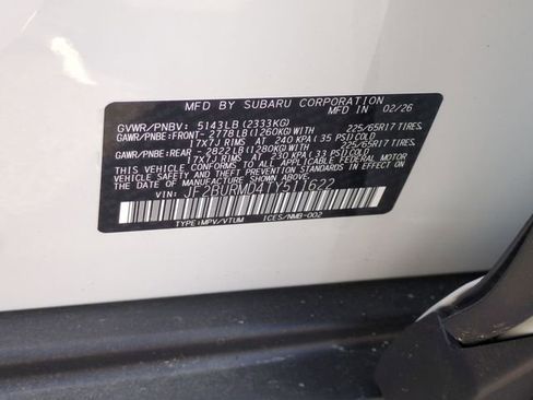 New 2026 Subaru Outback Wilderness AWD/4WD image 45