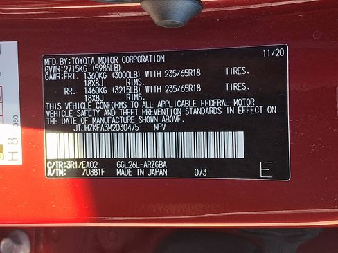 Certified 2021 Lexus RX 350L Premium w/ Premium Package image 29