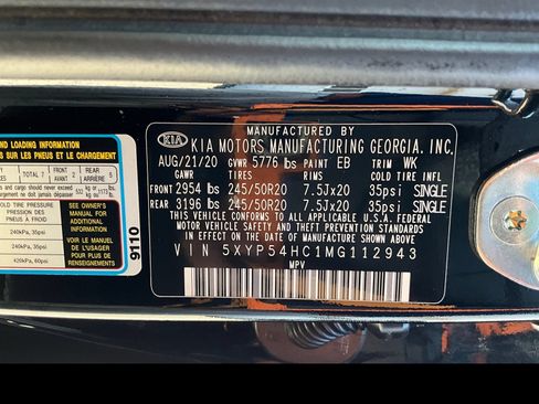 Used 2021 Kia Telluride SX w/ Towing Package FWD image 19