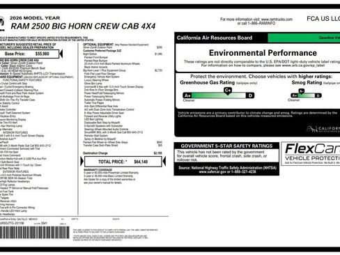 Certified 2026 RAM 2500 Big Horn AWD/4WD image 4