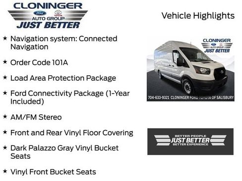 Used 2026 Ford Transit 350 148 High Roof Extended w/ Load Area Protection Package RWD image 3