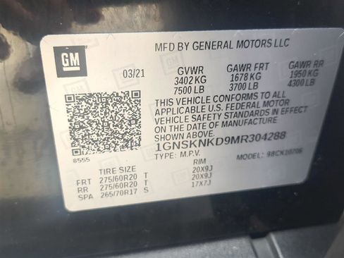 Used 2021 Chevrolet Tahoe LT w/ LT Signature Plus Package AWD/4WD image 10