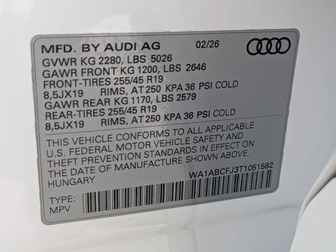 New 2026 Audi Q3 quattro 2.0T image 17