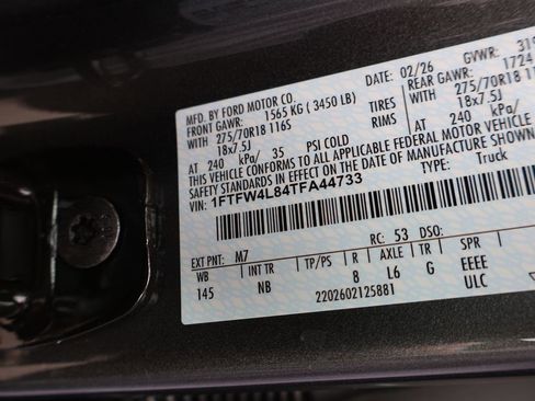 New 2026 Ford F150 Tremor w/ Equipment Group 402A High AWD/4WD image 42