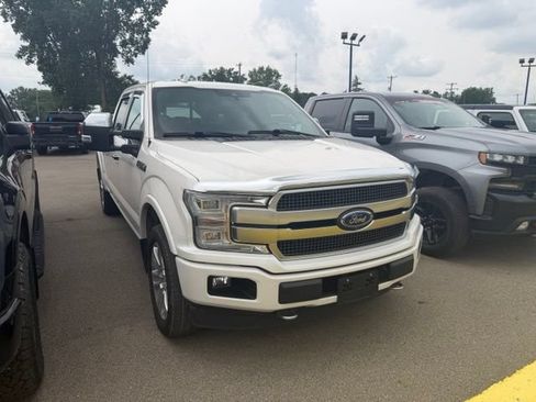 Used 2019 Ford F150 Platinum w/ Technology Package AWD/4WD image 3