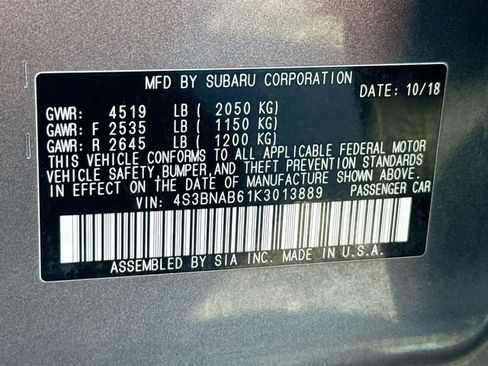 Used 2019 Subaru Legacy 2.5i w/ Alloy Wheel Package AWD/4WD image 31