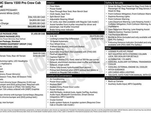 Used 2023 GMC Sierra 1500 Pro w/ Pro Value Package AWD/4WD image 4