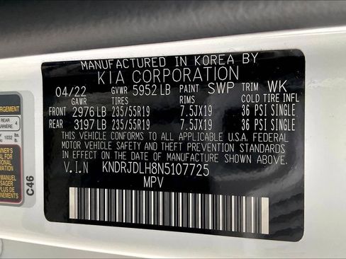 Used 2022 Kia Sorento SX image 36