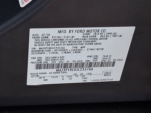 Certified 2018 Ford EcoSport S image 26