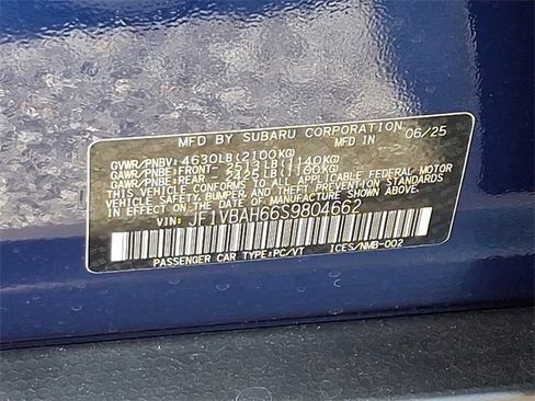 New 2025 Subaru WRX Premium w/ Accessory Package #2 image 18