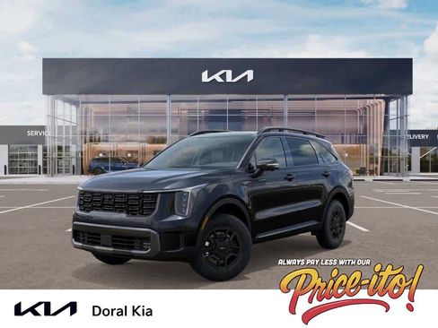 Certified 2025 Kia Sorento SX Prestige w/ Olive Brown Leather Package AWD/4WD image 1