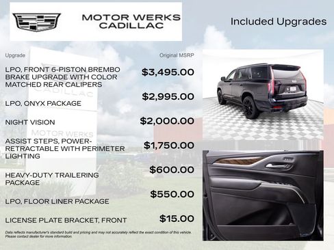 Certified 2024 Cadillac Escalade Sport Platinum w/ LPO, ONYX Package image 9