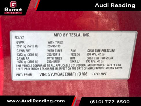 Used 2021 Tesla Model Y Long Range AWD/4WD image 26