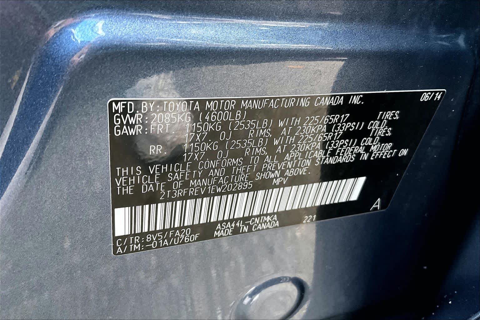 Used 2014 Toyota RAV4 XLE AWD/4WD image 34