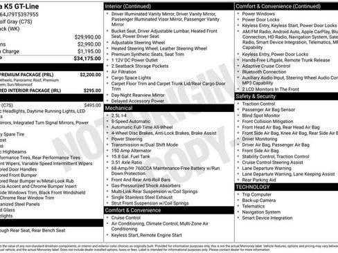 New 2026 Kia K5 GT-Line w/ GT-Line Premium Package image 1