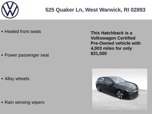 Certified 2025 Volkswagen GTI S FWD image 19