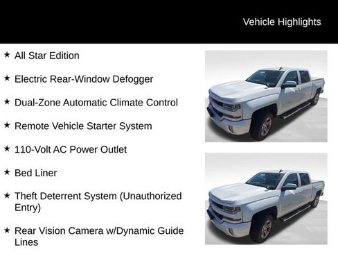 Used 2016 Chevrolet Silverado 1500 LT w/ All Star Edition AWD/4WD image 6