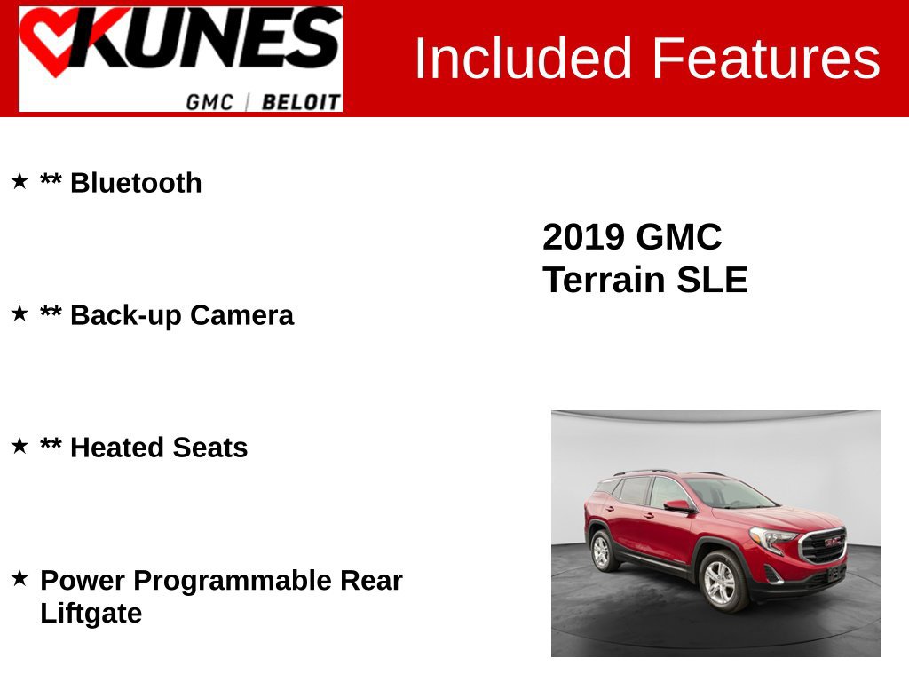 Used 2019 GMC Terrain SLE w/ Driver Convenience Package AWD/4WD image 2