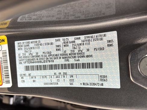 New 2025 Ford Ranger XLT w/ Chrome Accent Package image 20