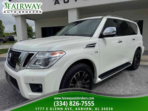 Used 2019 Nissan Armada Platinum w/ Captain's Chairs Package AWD/4WD image 2