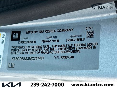 Used 2021 Chevrolet Spark LT image 40