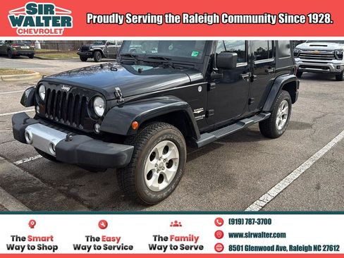 Used 2014 Jeep Wrangler Unlimited Sahara w/ Max Tow Package image 1