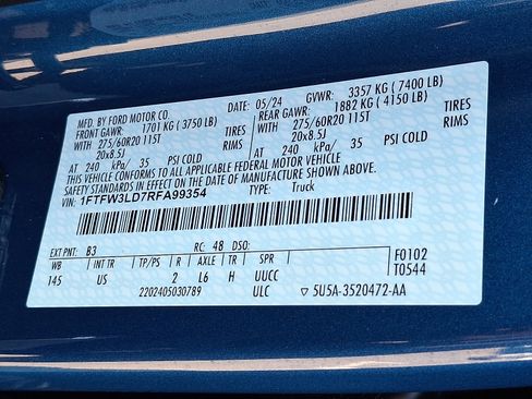 Used 2024 Ford F150 XLT w/ Equipment Group 302A MID AWD/4WD image 26